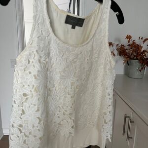 Tank top women white size xsmall